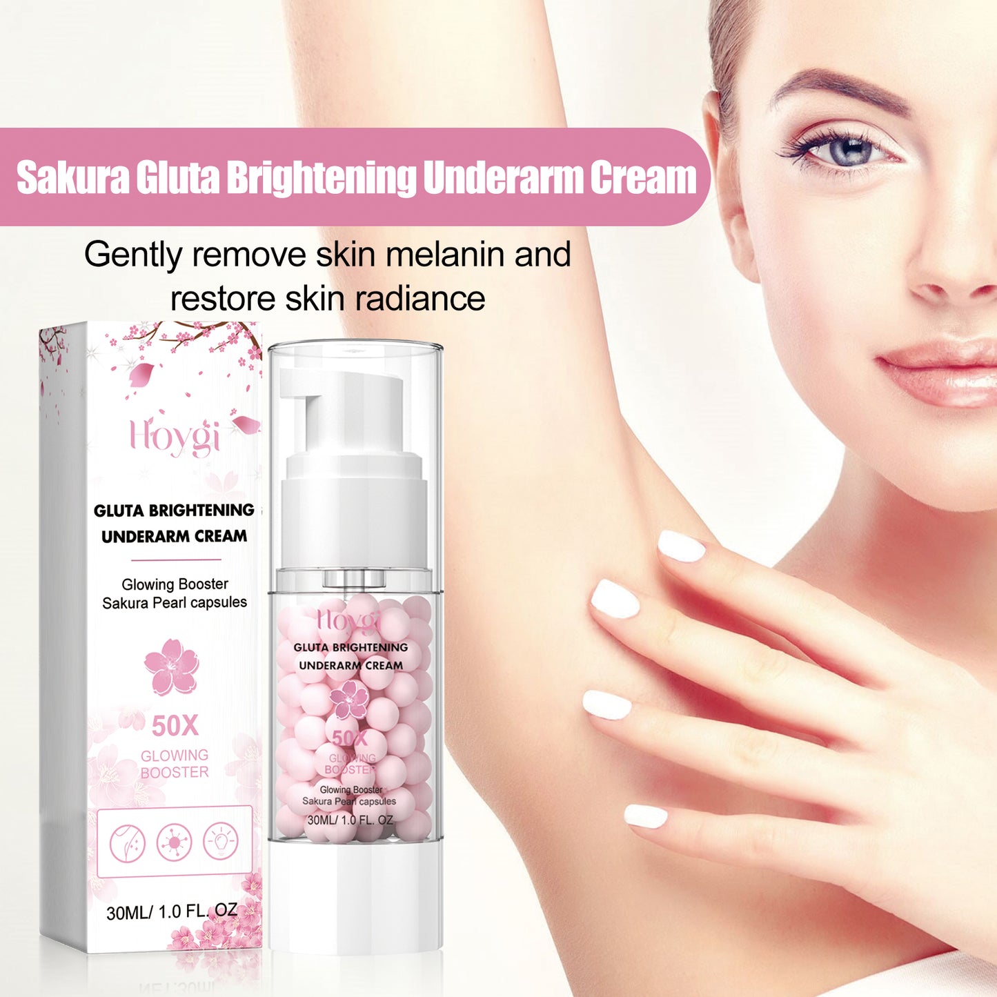 LA000474  亮白腋下乳霜 Gluta Brightening Underarm Cream