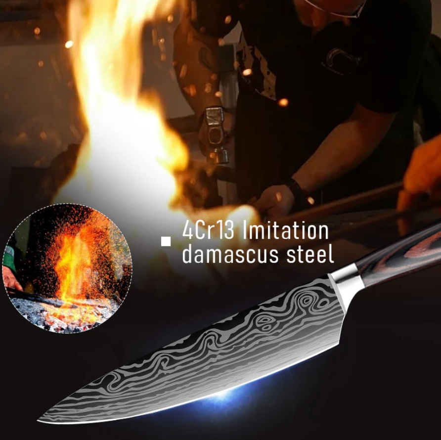 【LA000134】santoku knife 7'' Japanese Chef Knife