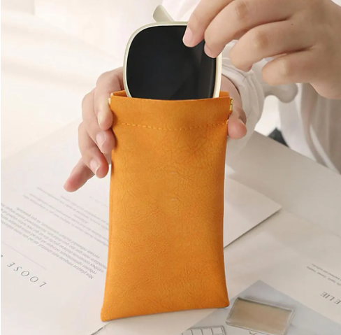 【LA000392】Glasses Storage Bag 3pc (One for each color)