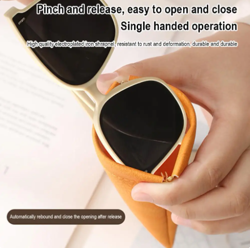 【LA000392】Glasses Storage Bag 3pc (One for each color)