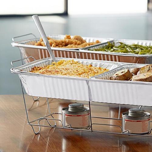 [NY-18139] 20"x 12" x 8" Chrome Plated Wire Chafing Rack