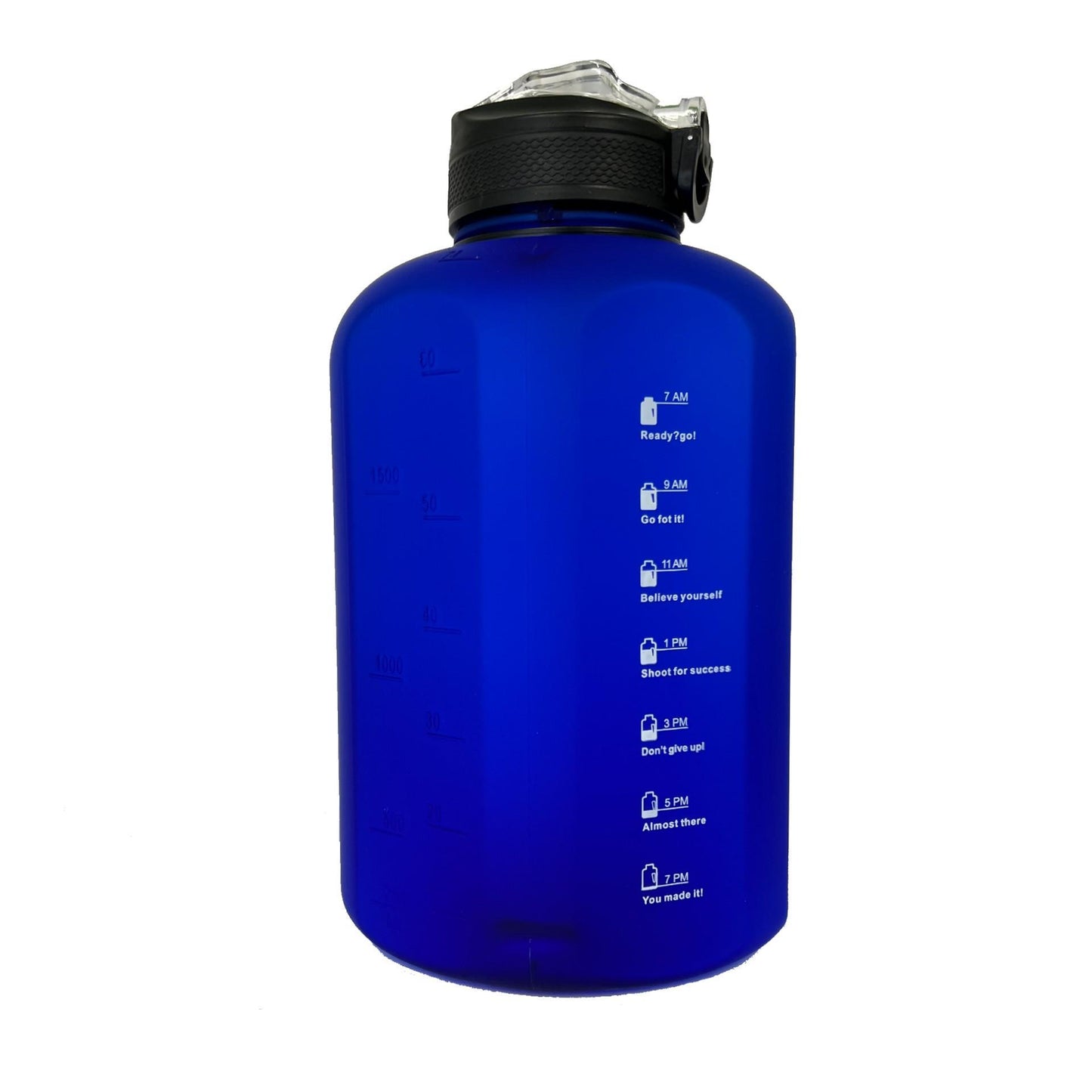 【LA000384】74oz/ 2.2L Large Capacity Sports Water Bottle