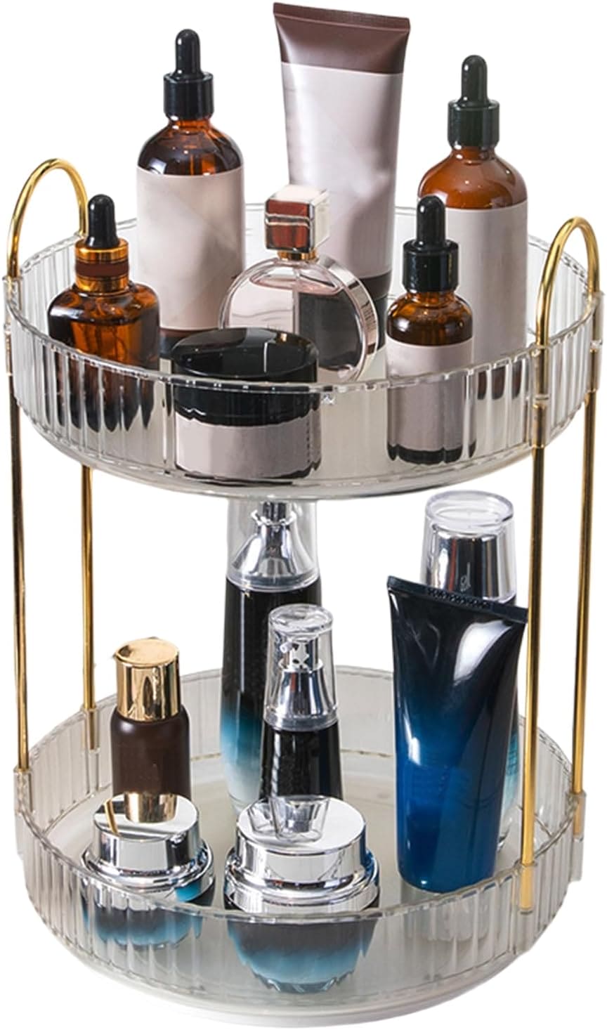 【LA000398】360° Rotating Makeup Organizer 2