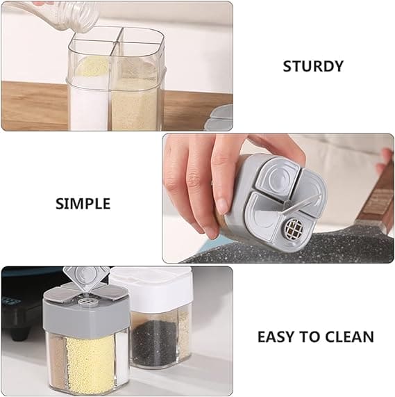 【LA000248】 4in1 powder storage container