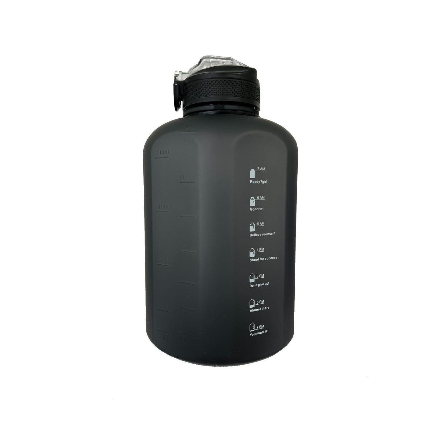 【LA000384】74oz/ 2.2L Large Capacity Sports Water Bottle