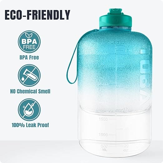 【LA000376】color gradient water bottle 1gallon