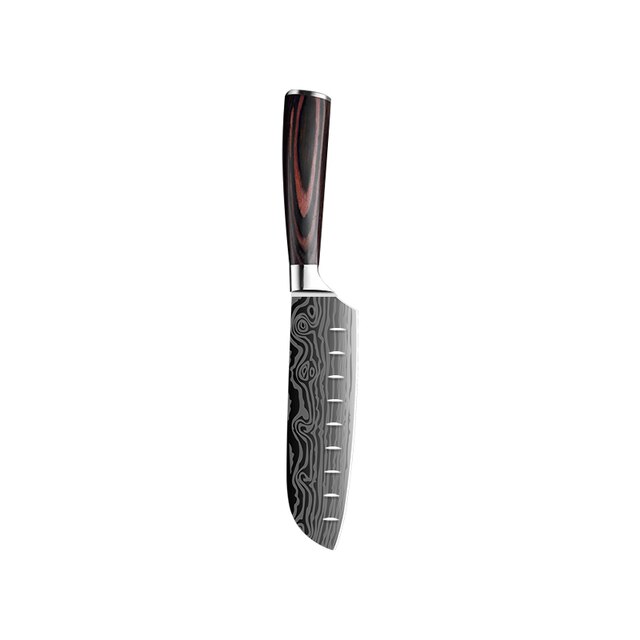 【LA000134】santoku knife 7'' Japanese Chef Knife
