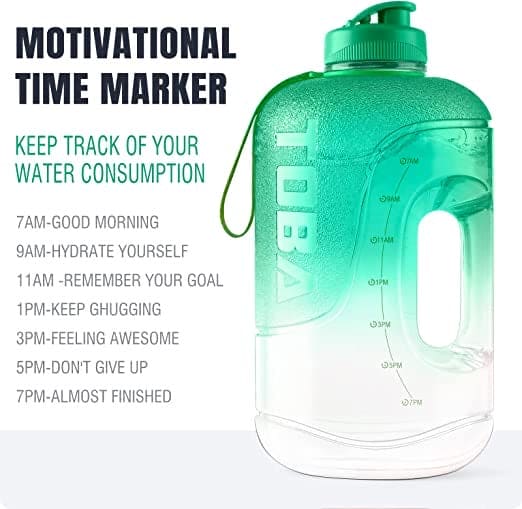 【LA000376】color gradient water bottle 1gallon
