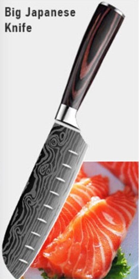 【LA000134】santoku knife 7'' Japanese Chef Knife
