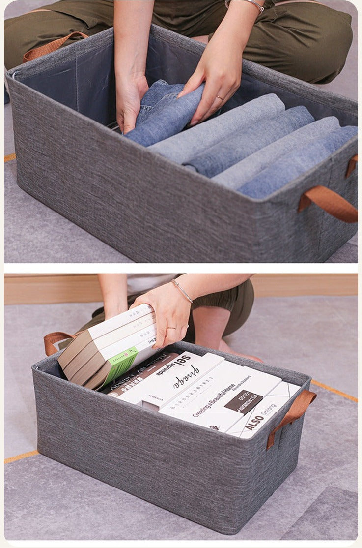【LA000412】Foldable Storage Bag with Steel Frame Support
