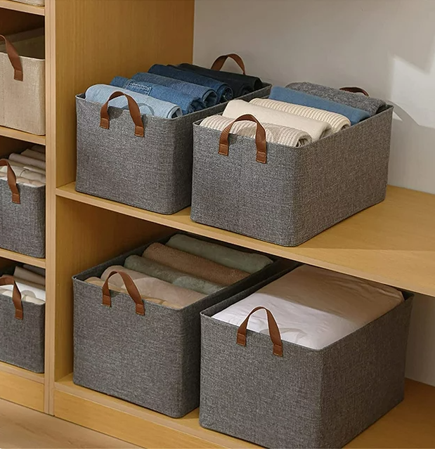 【LA000412】Foldable Storage Bag with Steel Frame Support