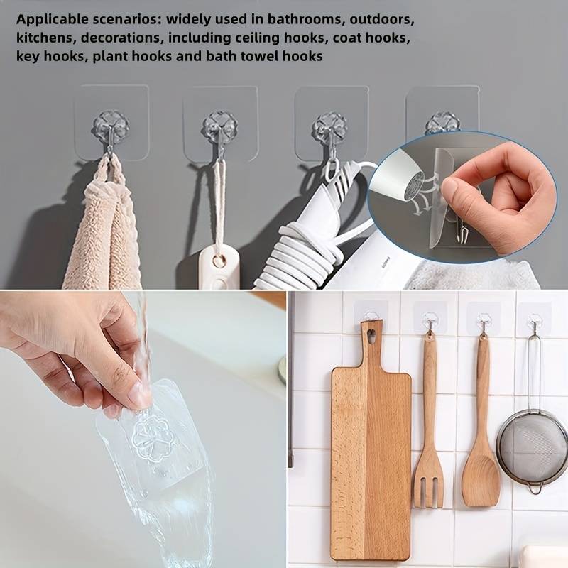 【LA000067】transparent hooks 20pc