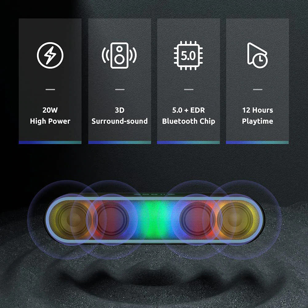 (pi&J-LA000236)ELEHOT Bluetooth Speaker