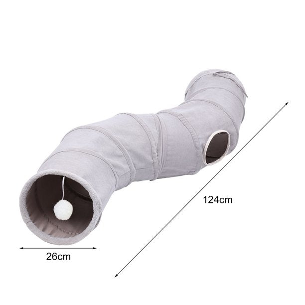 【LA000333】Foldable Cat Tunnel for Indoor Cats