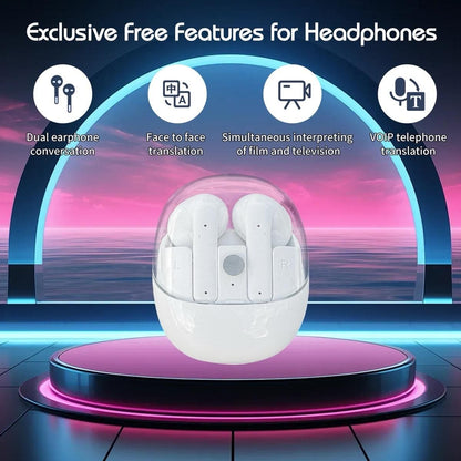 【fyej-1pc】wireless smart translator earphones无线智能翻译耳机