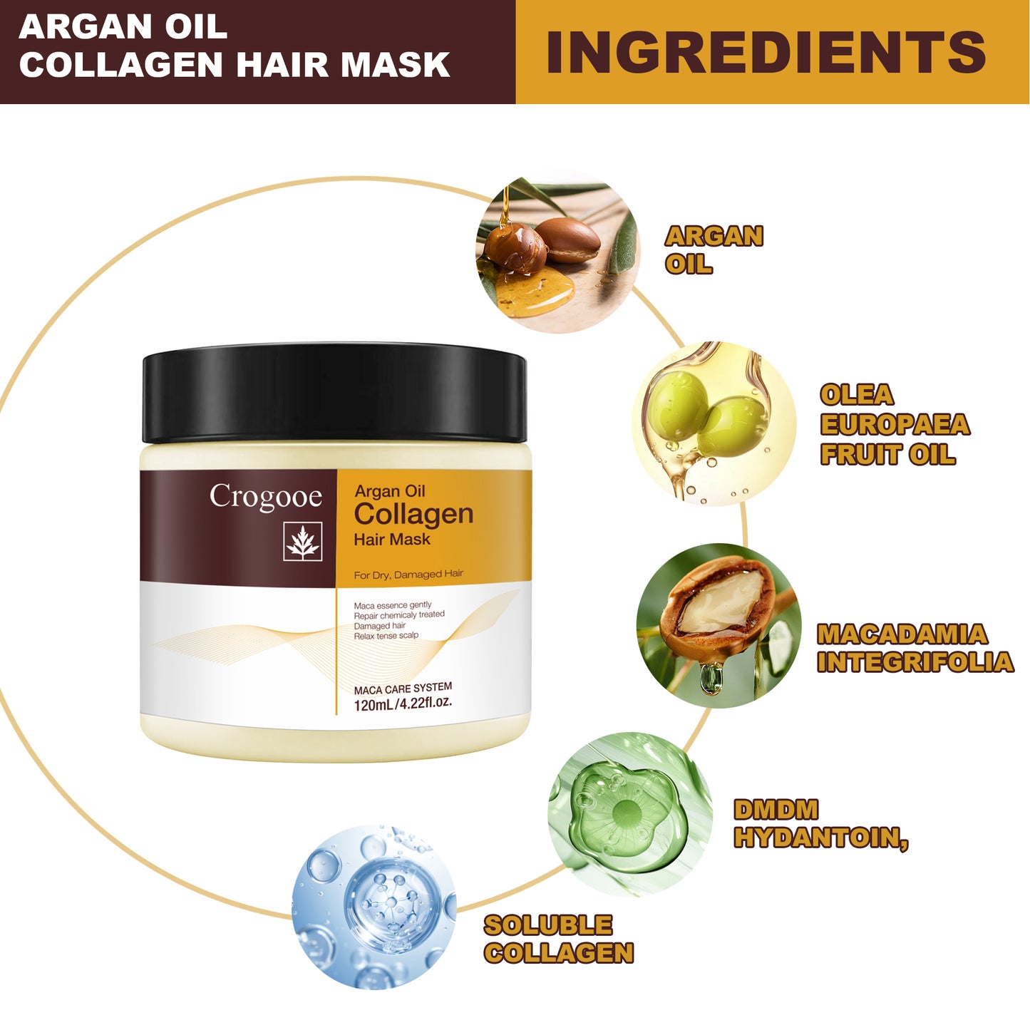 【A001007】胶原蛋白发膜Collagen Hair Mask