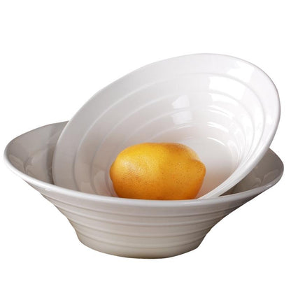 （NY-700-80）White Ceramic Simple Style Dish Bowl