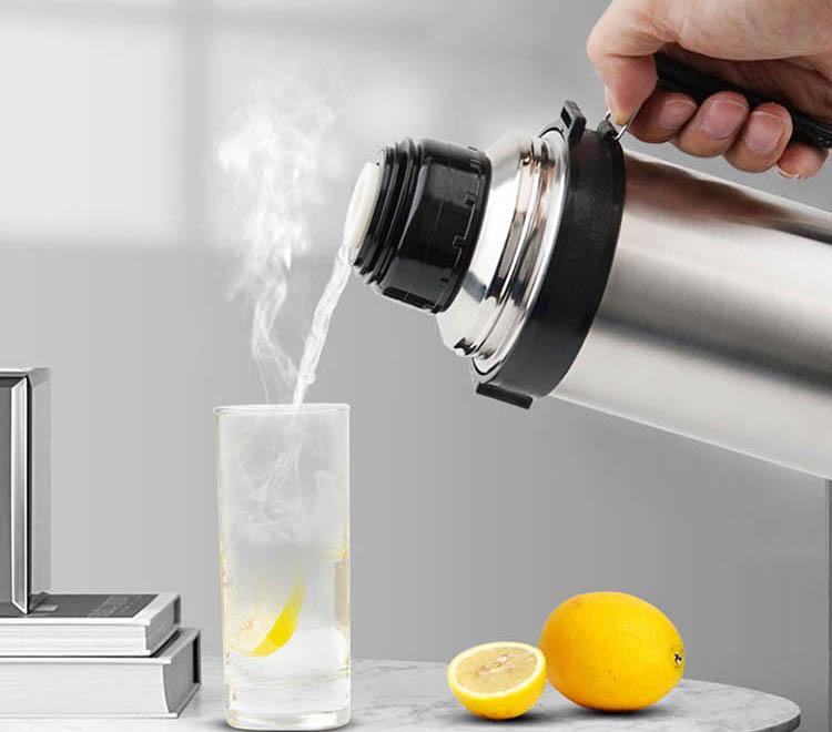 [NY-2401] 1 Liter Stainless Steel Travel Vaccum Flask