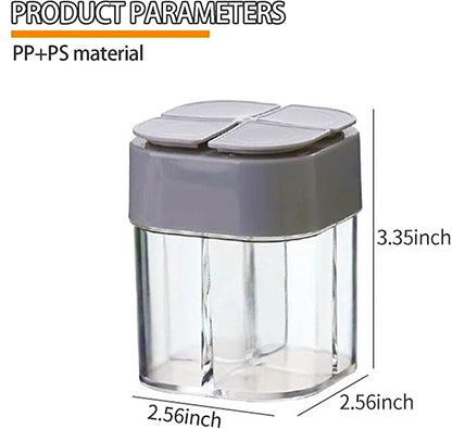 【LA000248】 4in1 powder storage container