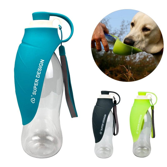 【LA000385】20 OZ Pet Water Bottle Leaf Design
