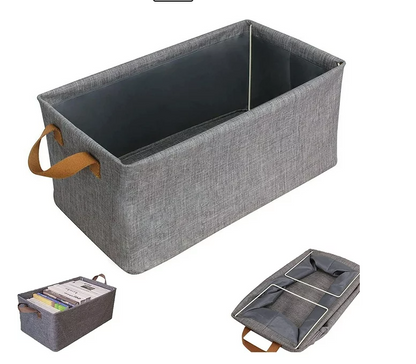 【LA000412】Foldable Storage Bag with Steel Frame Support