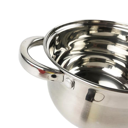 [NY 2008] 6 pc Stainless Steel Sauce Pot Set w Glass Lid