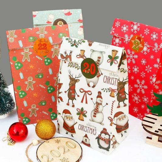 【LA000400】 30pcs Christmas Gift Wrapping Bags