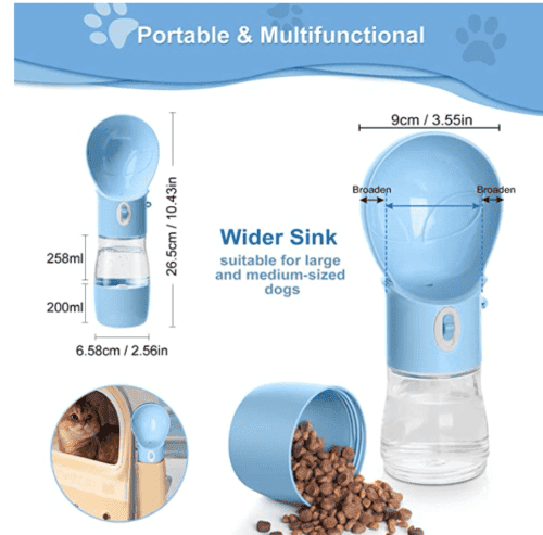 【LA000355】Multifunctional Dog Pet Water Bottle