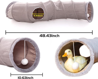 【LA000333】Foldable Cat Tunnel for Indoor Cats