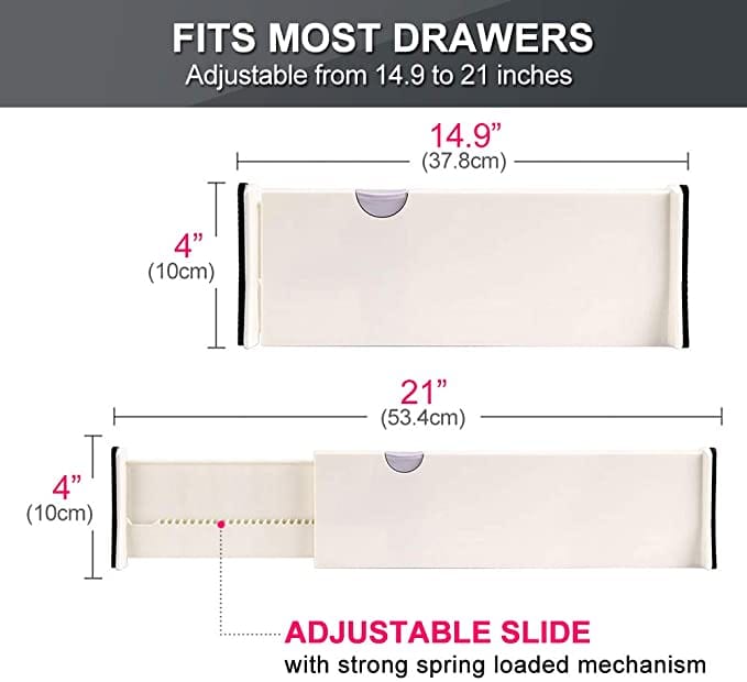 【LA000266】Products Long Drawer Divider Organizers
