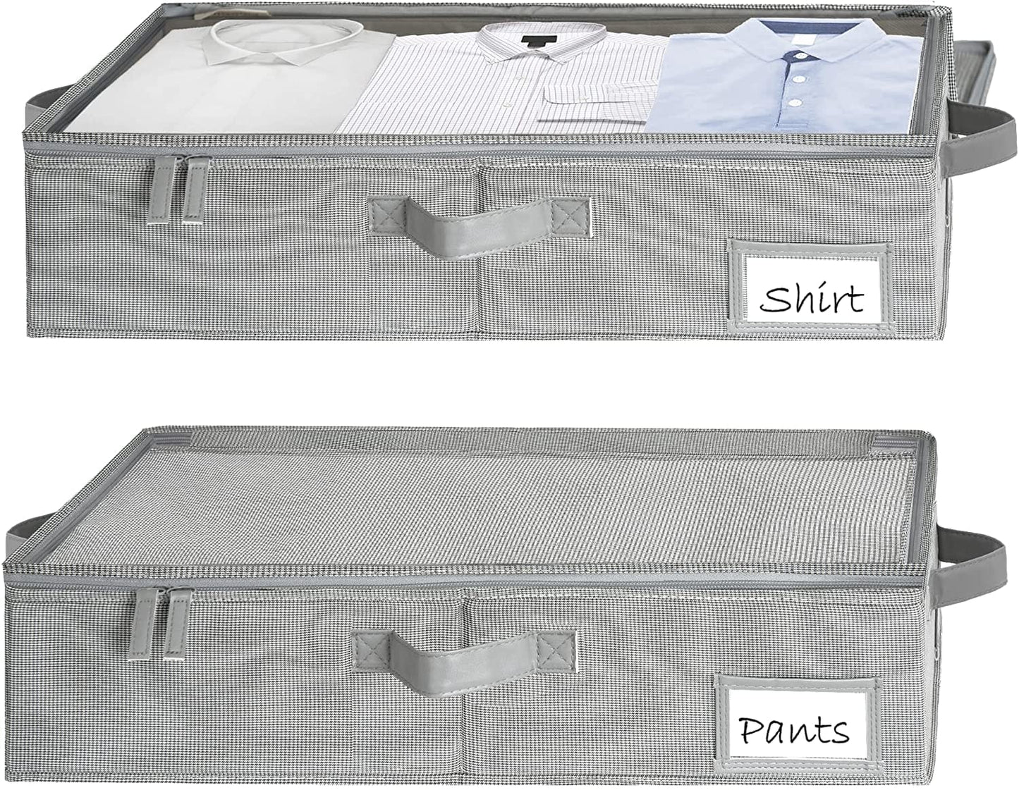 【LA000172】Multi-functional collapsible underwear, socks, clothing small items organizer portable 2 pack zipper storage box